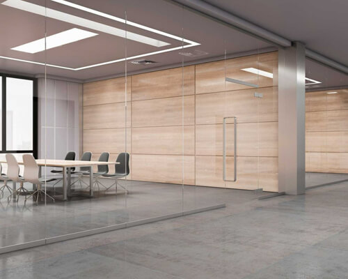 Clear Glass Partitions