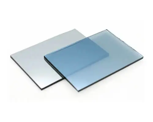 Blue Reflective Glass