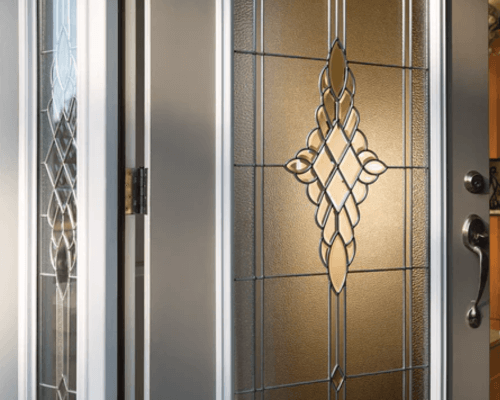 Beveled Glass Inserts for Door
