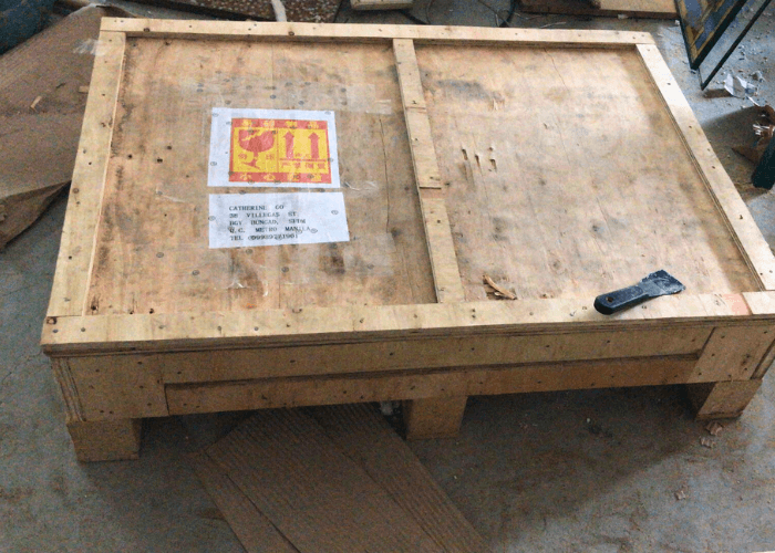 Stained Glass Pallet Safe Packing