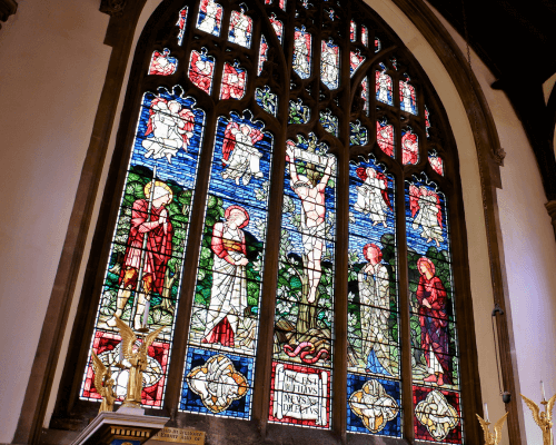 Stained Glass Panel