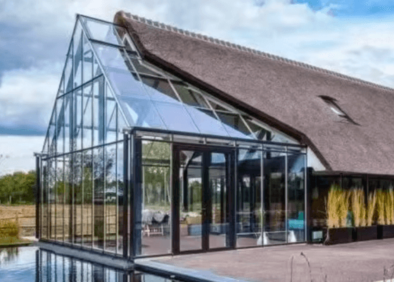 Vacuum Glass in Greenhouse Passive Sunroom