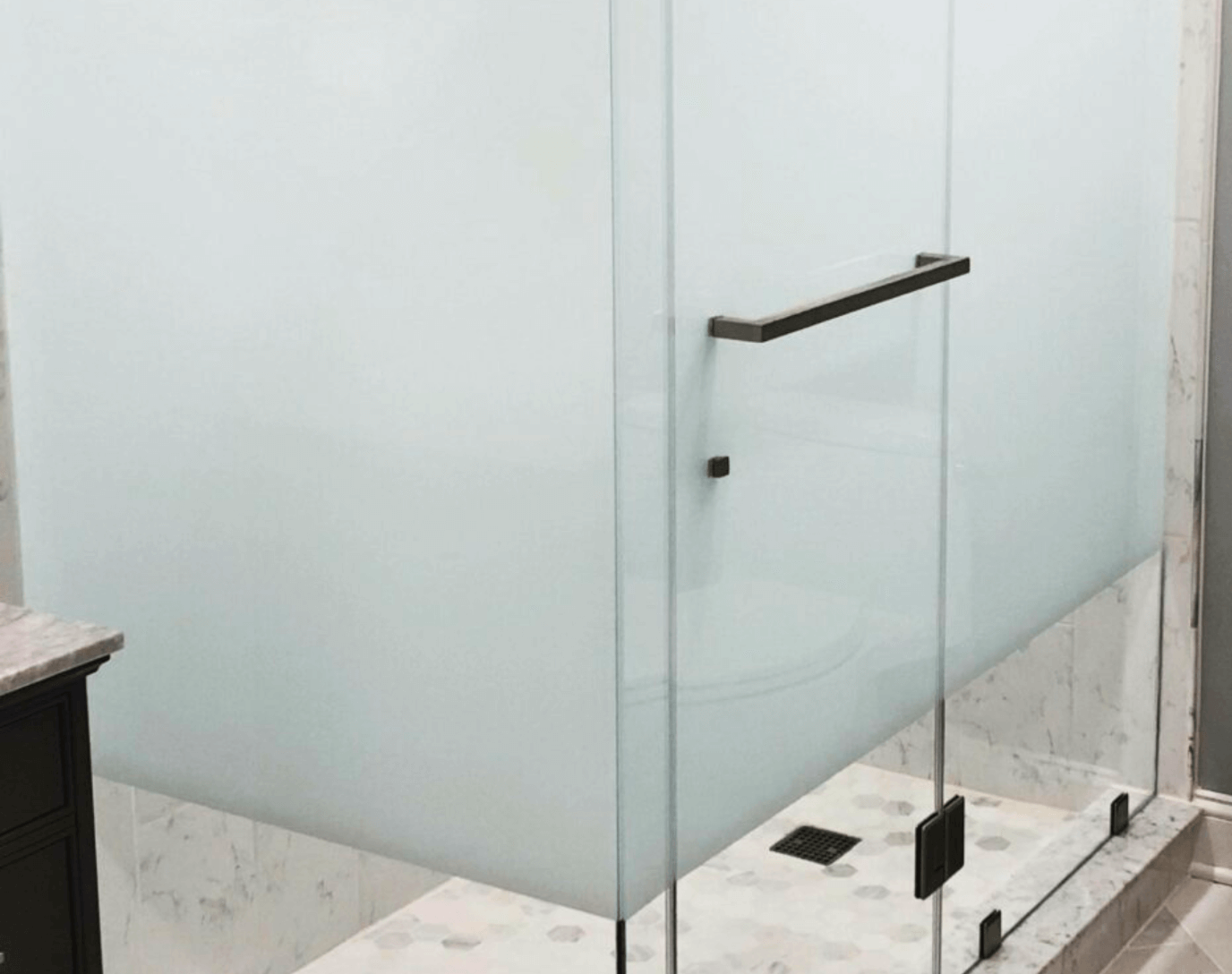 Privacy Shower Glass Door