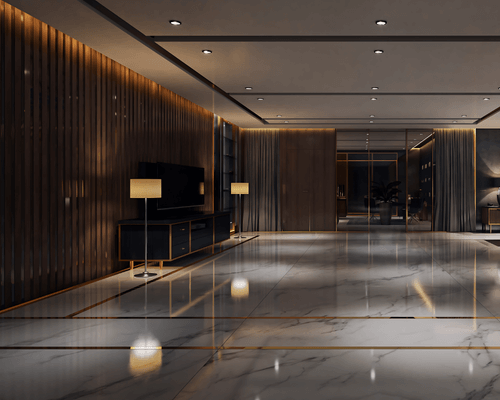 Color Mirror Glass Hotel Decoration