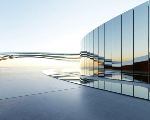 Color Mirror Wall Cladding