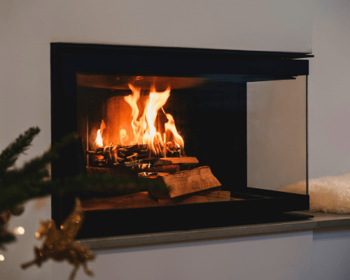 Fireplace glass High borosilicate glass