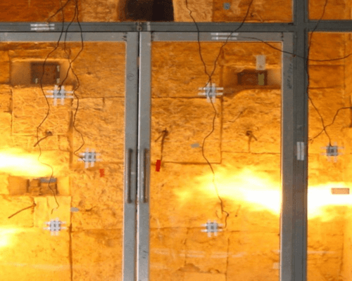 architectural fire-rated high borosilicate glass panel