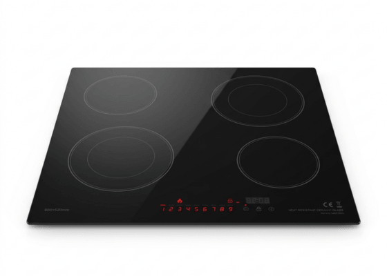 ceramic-glass-cooktop-four-zone-induction-hob-panel