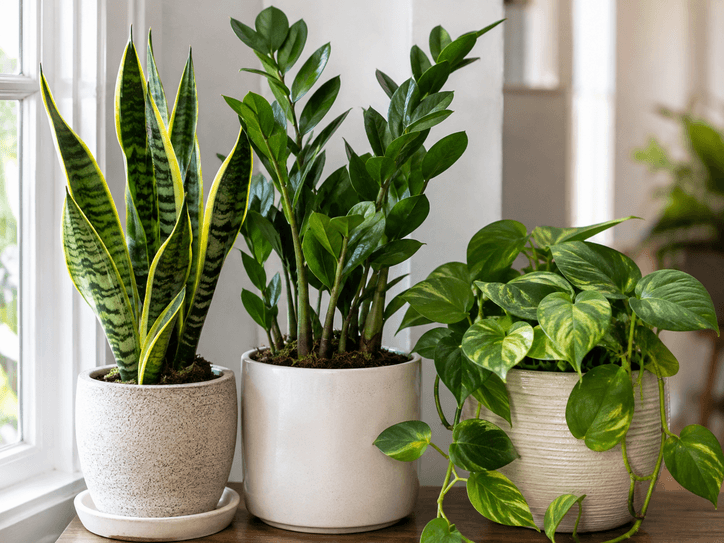 snake-plant-zz-plant-pothos-low-light
